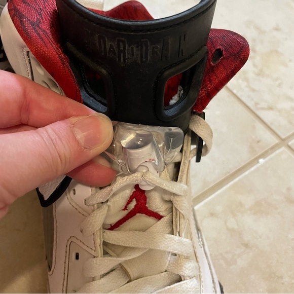 Nike AirJordan Retro Spizike White Cement HighTop Sneakers Basketball Size 11 - Picture 5 of 16